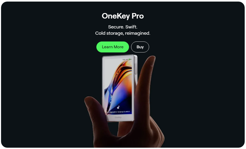 OneKey Pro — Secure cold storage